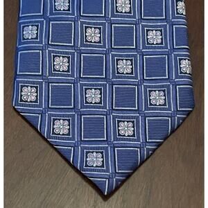 Shore & Singer Blue Pink Hand Made 100% Silk Men’s Neck Tie Made In China